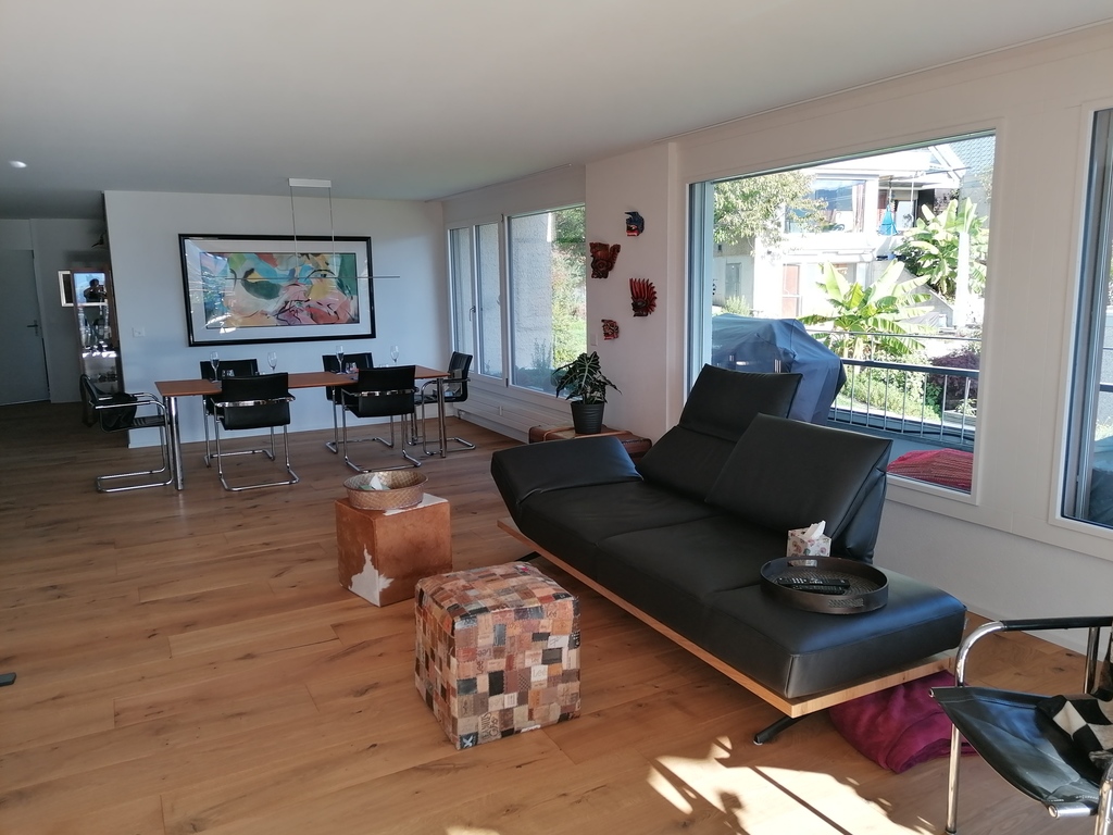 Dining and living room