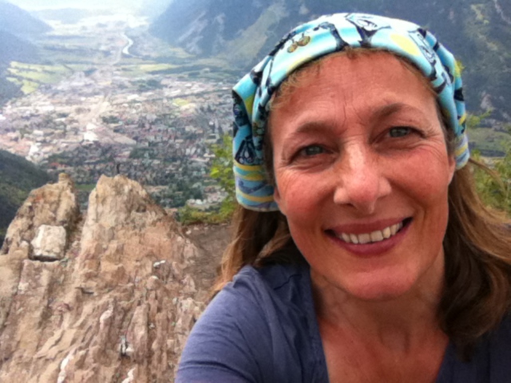 On the top ;-) Chur behind me.