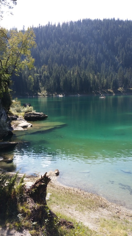 Caumasee/ Flims . Here I use to go for a evening swimm