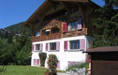 Chalet from garden
