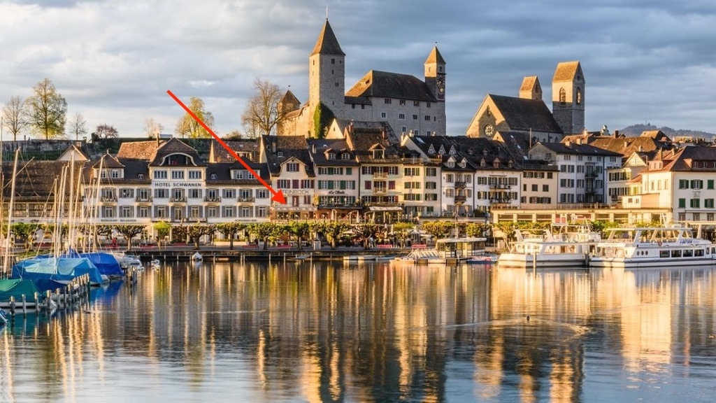 Medieval town Rapperswil: our flat