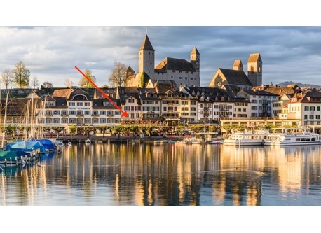 Medieval town Rapperswil: our flat