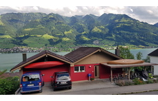 House with nice view to Lake Sarnen and Mountains