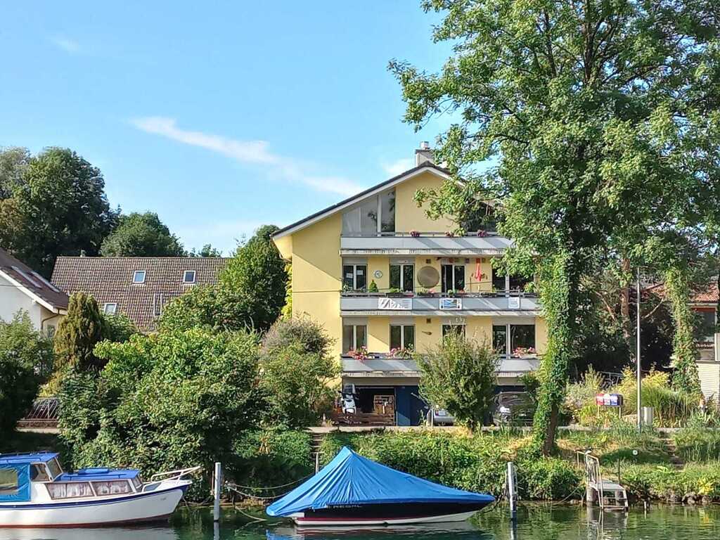 Our house seen from the river