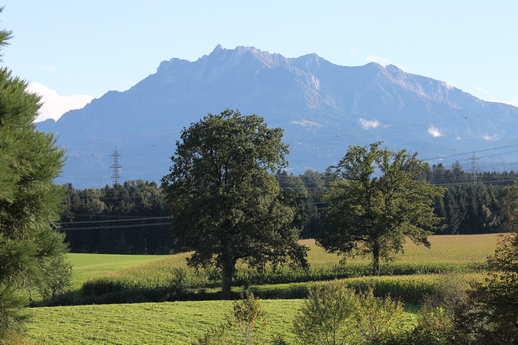 Aussicht auf den Berg Pilatus