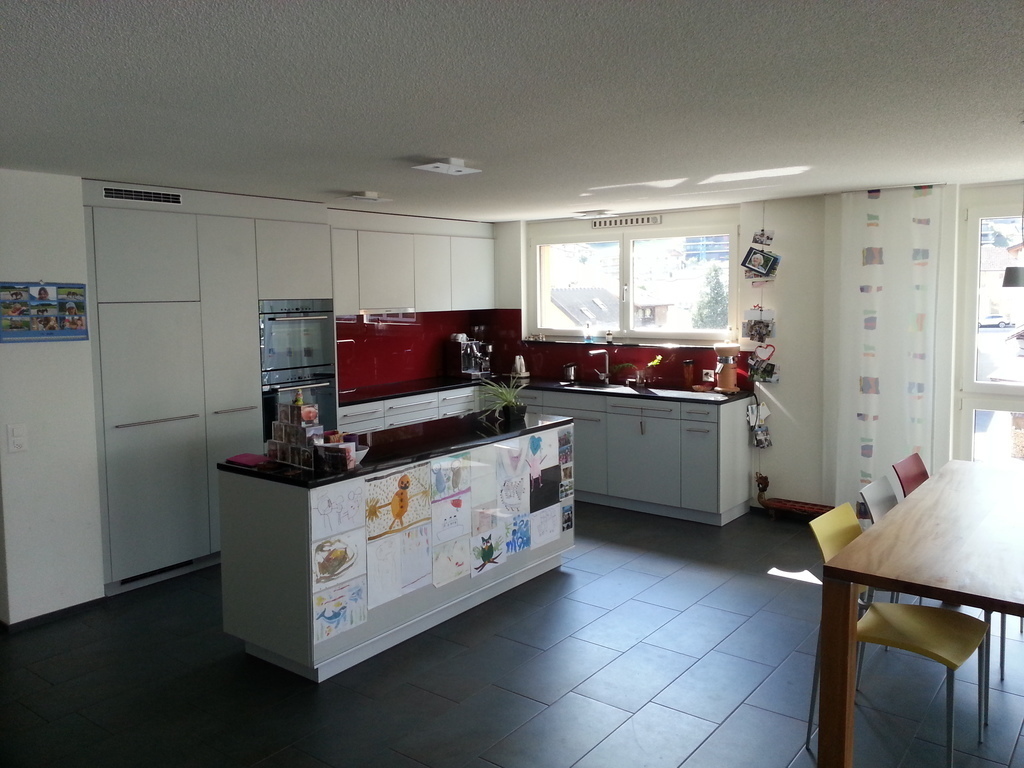 Kitchen and living room