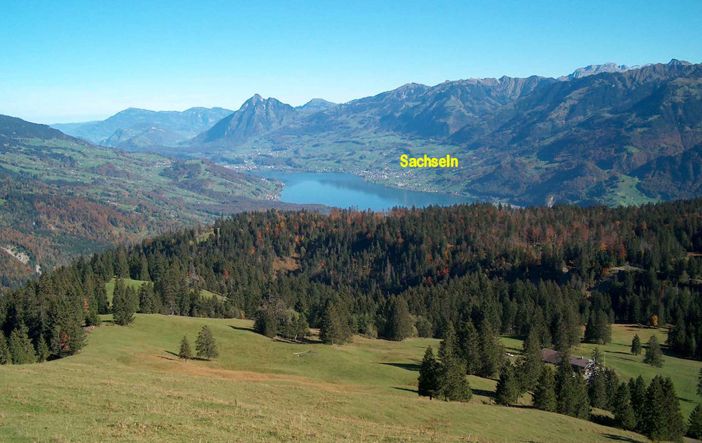 Lake of Sarnen and Stanserhorn