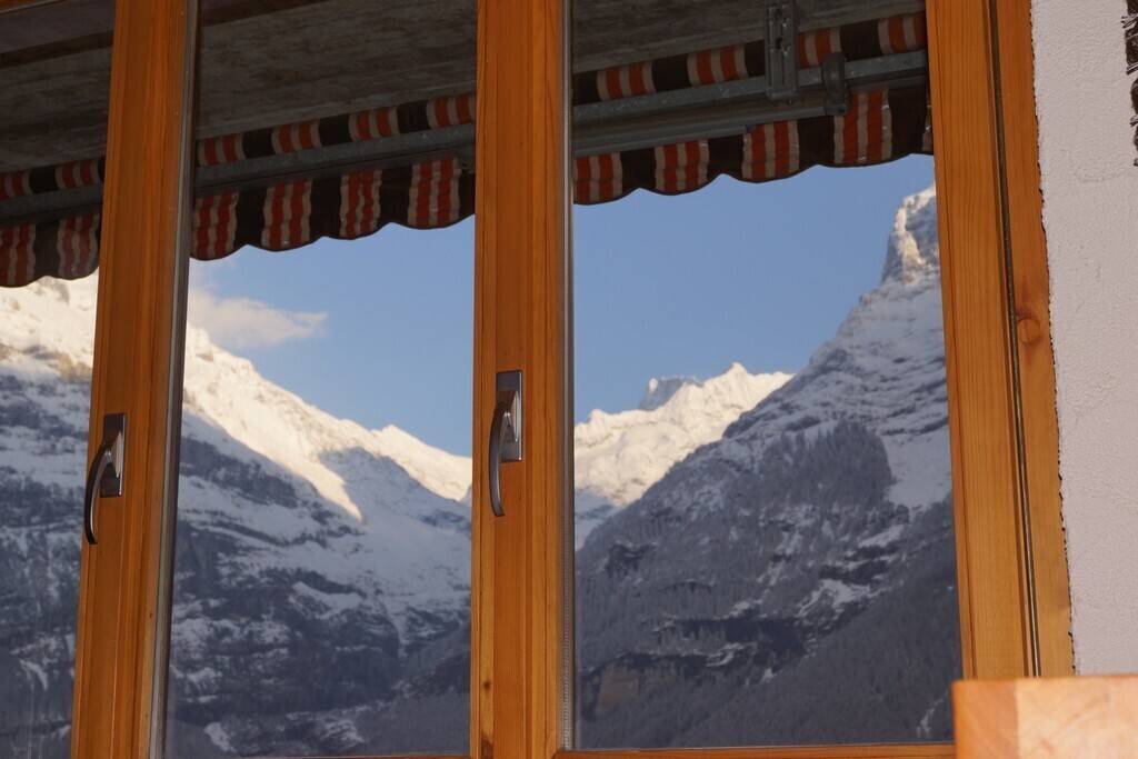 Sicht vom Wohnzimmer aus - vue de la salle de séjour.