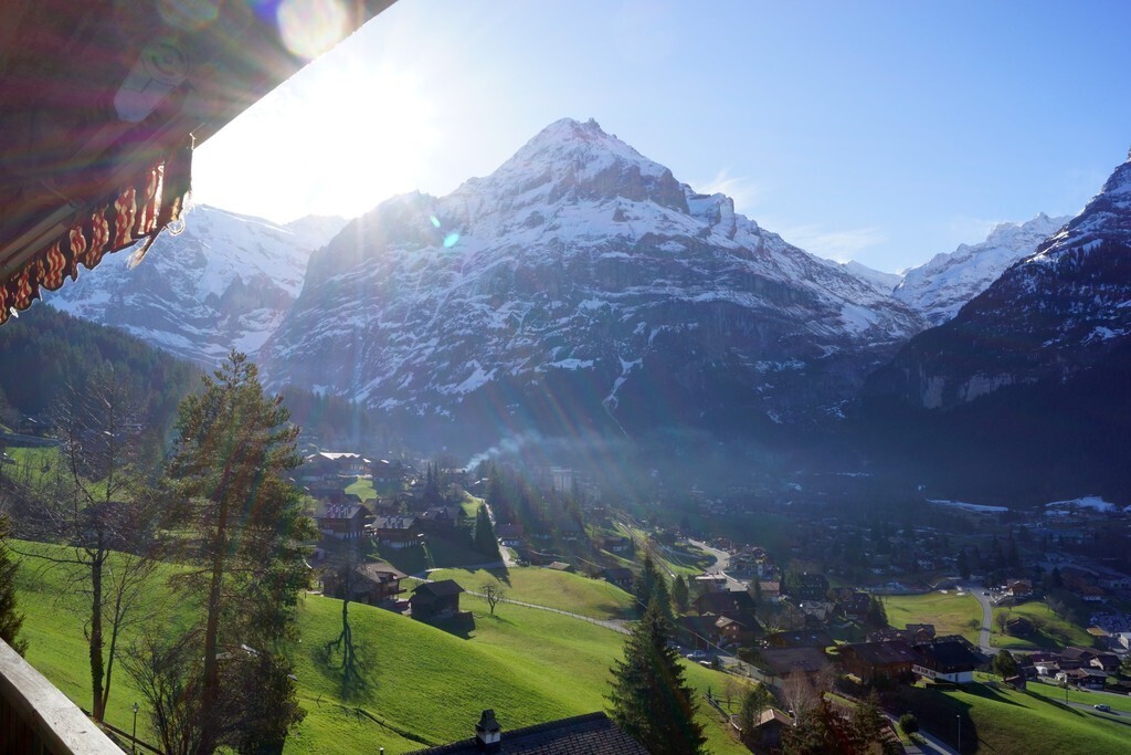 Blick vom Balkon - vue du balcon