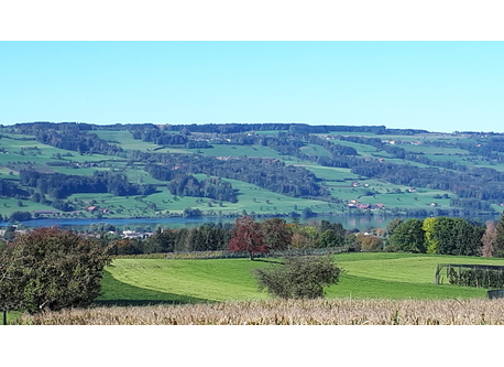 Blick von unserem Haus auf das Seetal und den Baldeggersee