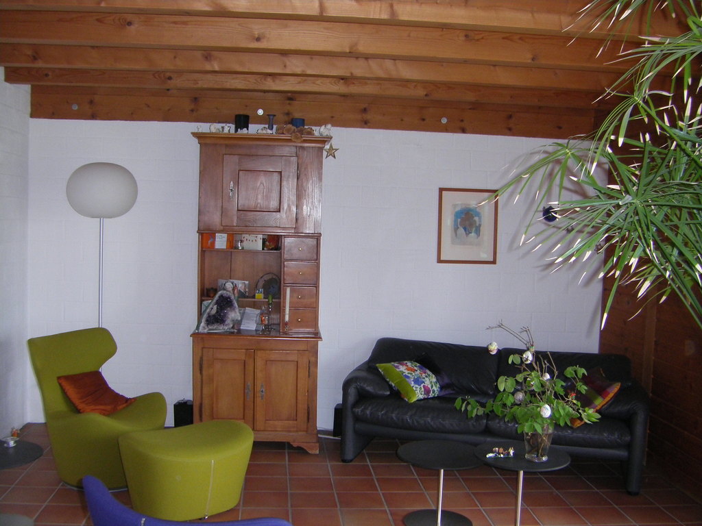 Blick auf den gemütlichen Wohnbereich