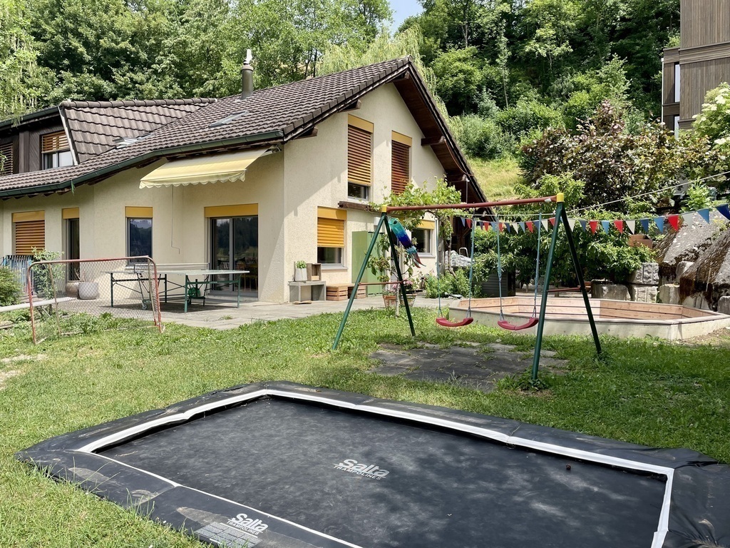 The house seen from the garden.