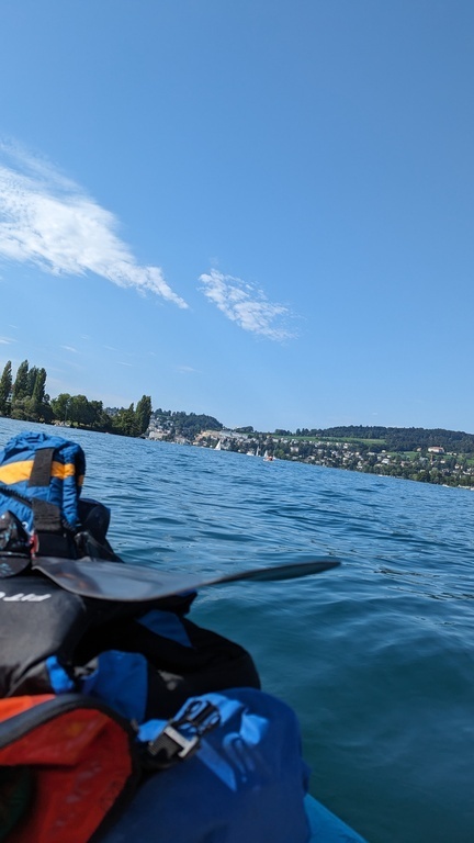 Standup paddle on Lake Lucerne 