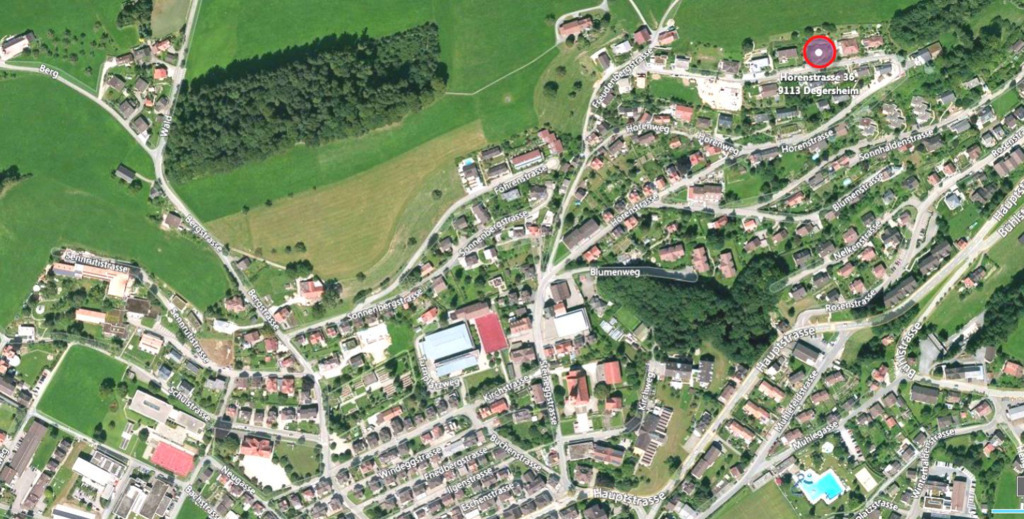 Lage des Hauses auf der Karte