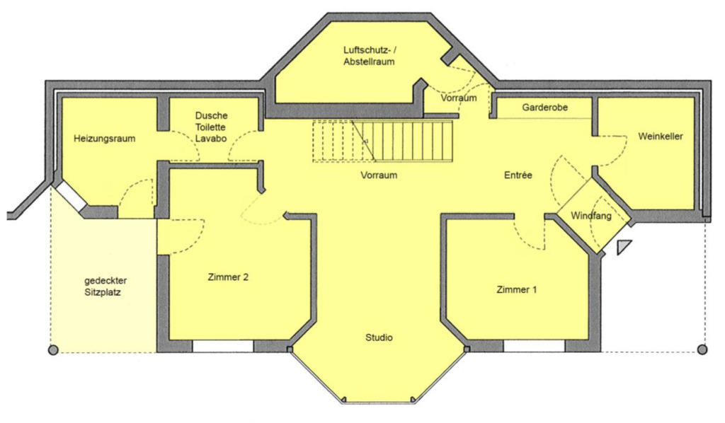 Grundriss Haus EG (Fotos im Mitgliederbereich)