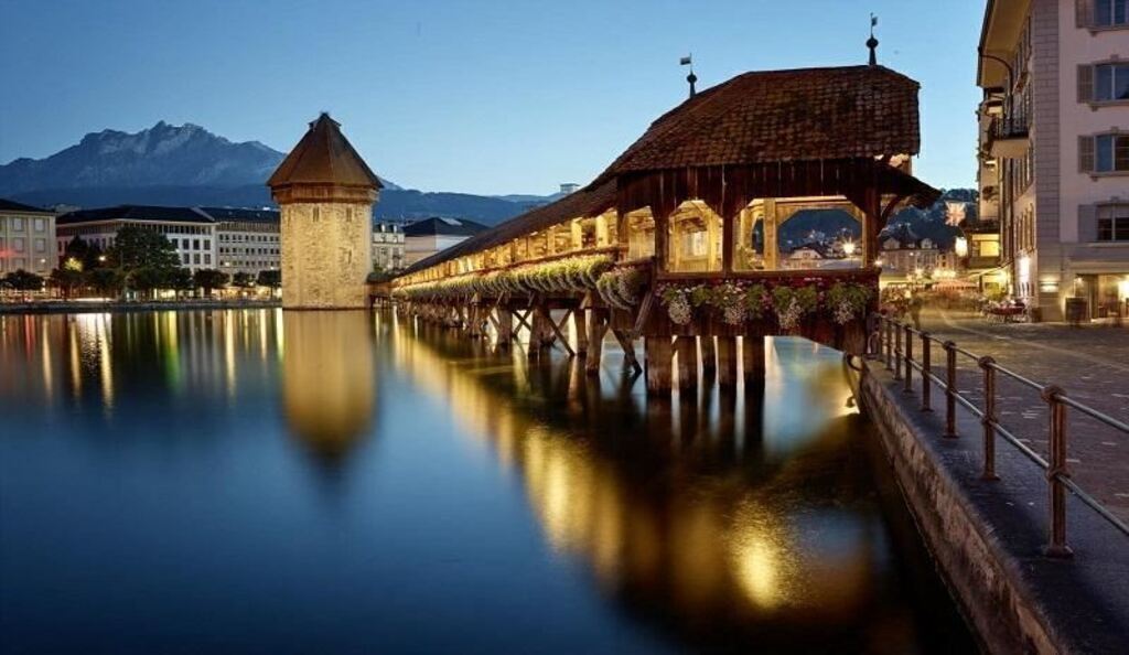 Kappelbrücke und Pilatus