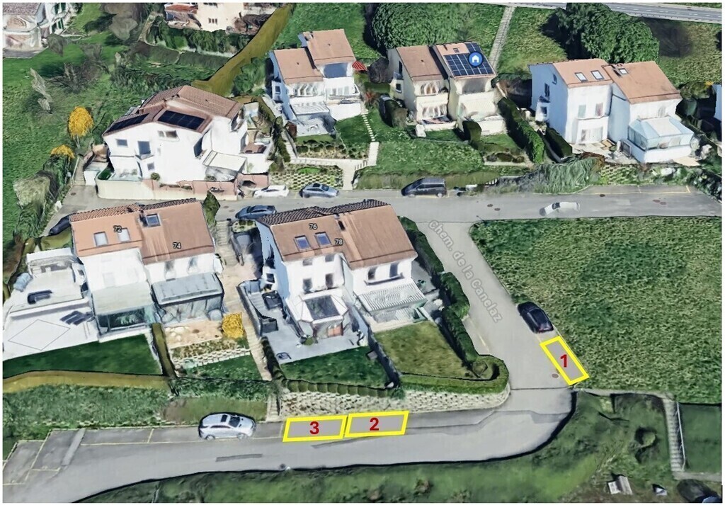 View of the neighbourhood, we have 3x parking places available