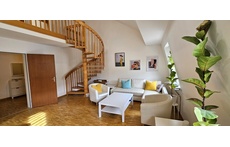 Livingroom with a pull out sofa bed