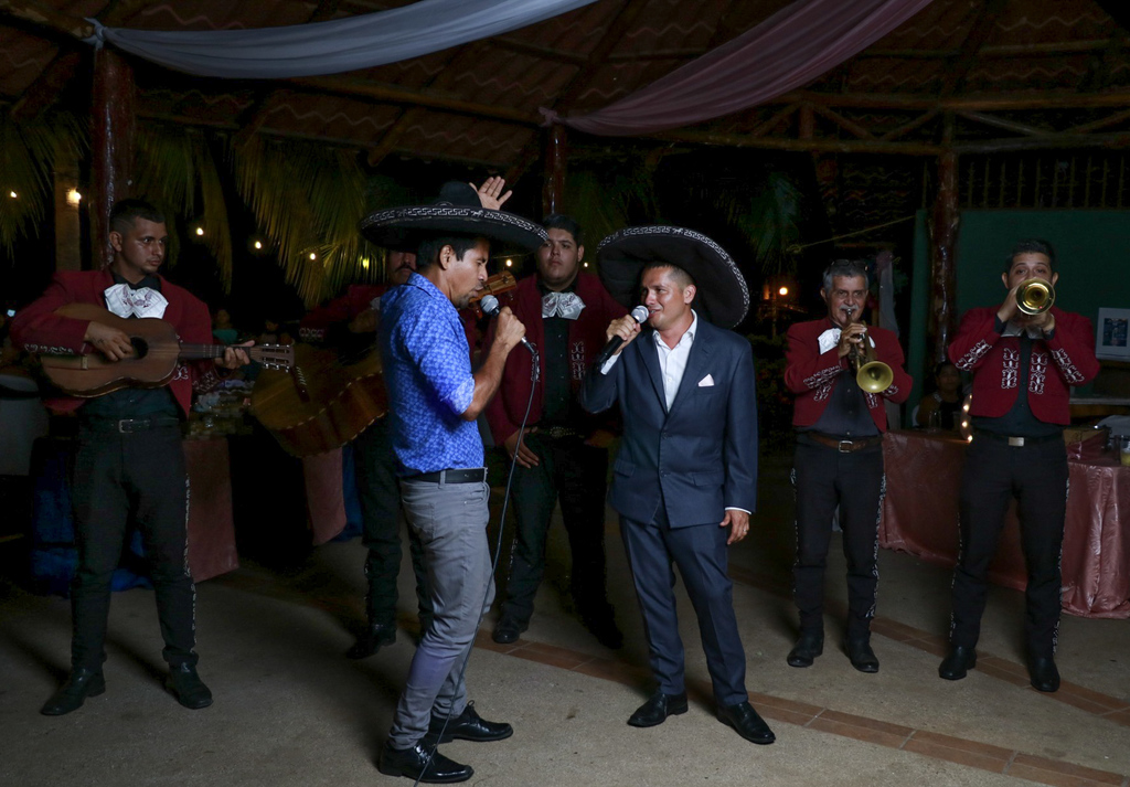 Mariachi band at a party