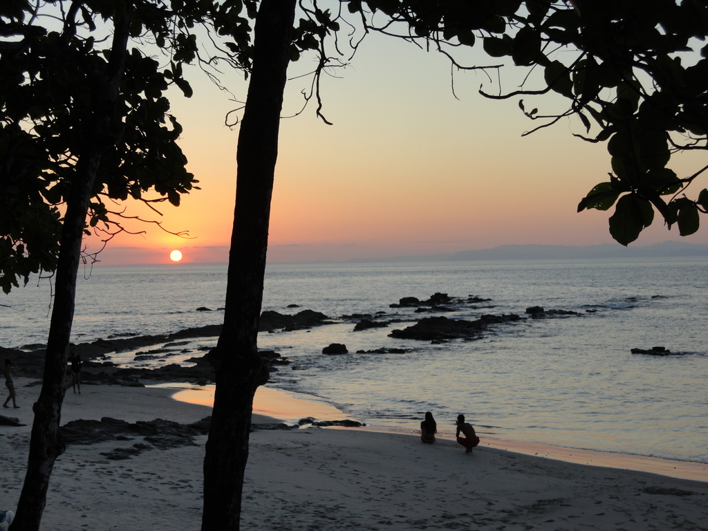 Sunset at playa blanca - 5 minute drive from house