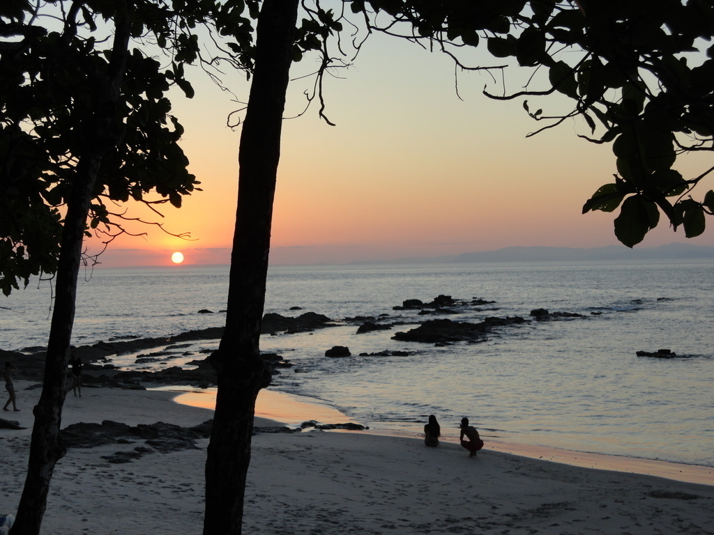 Sunset at playa blanca - 5 minute drive from house