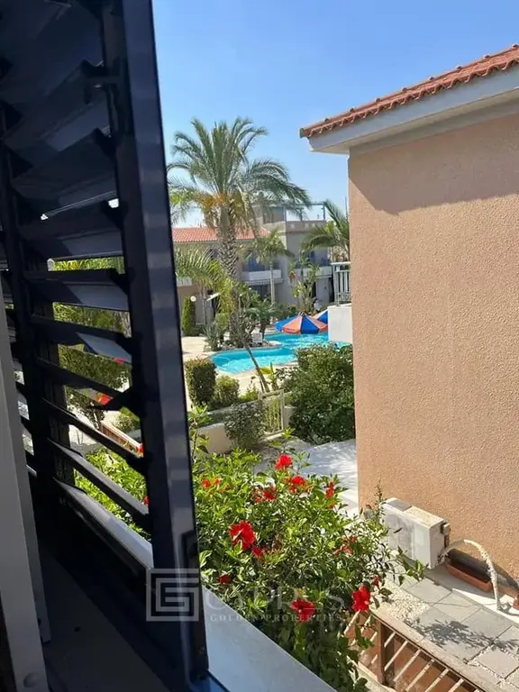 View from the house to the complex pool.
