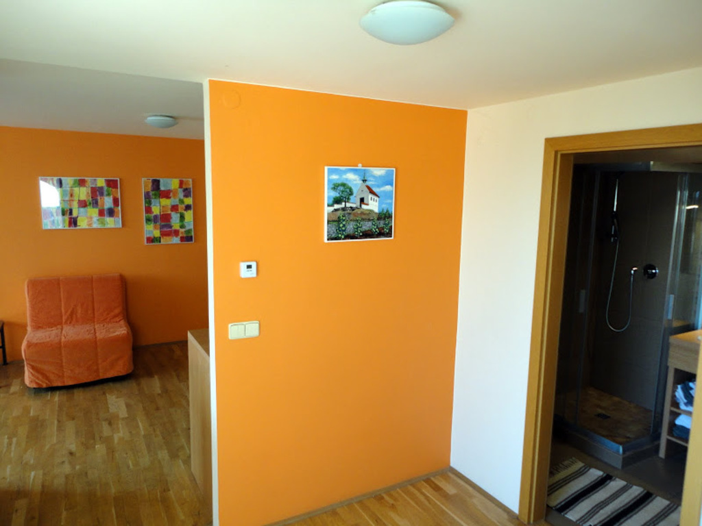 entrance hall, main room & bathroom (door on the right)