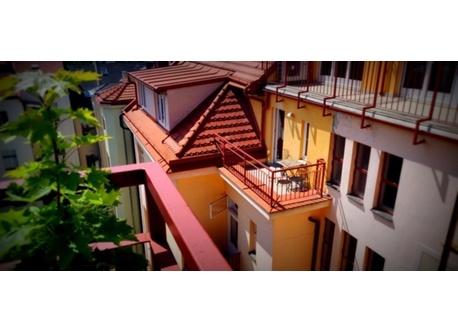 view of our 'guest' flat from outside (our roof terrace)