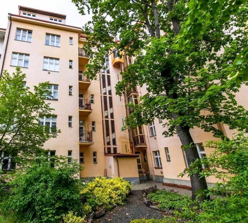 view of the house from the garden