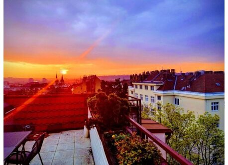 morning view from the roof terrace