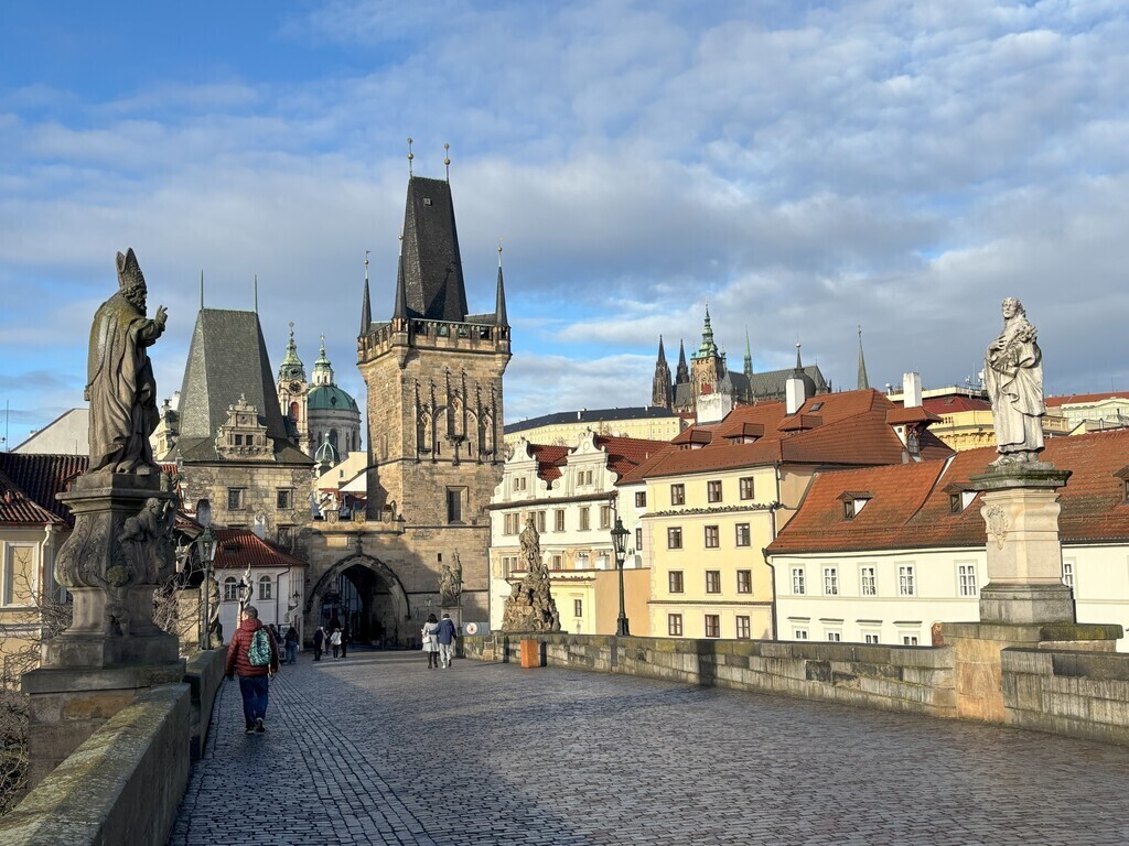 Famous Charles Bridge.