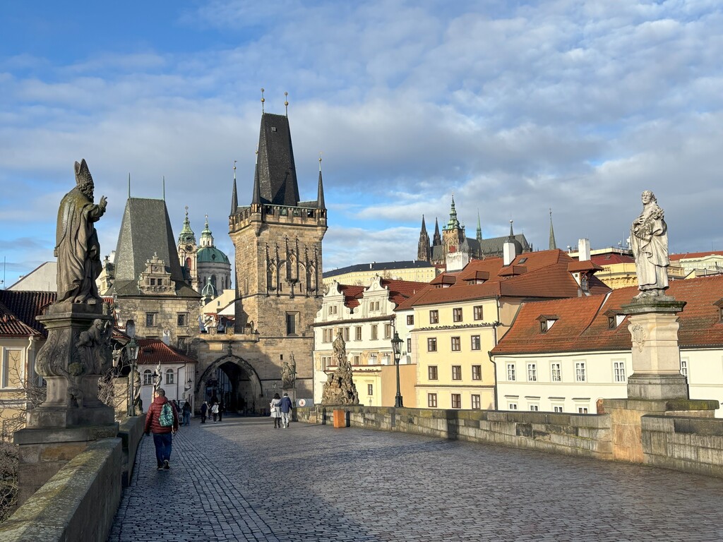 Famous Charles Bridge.