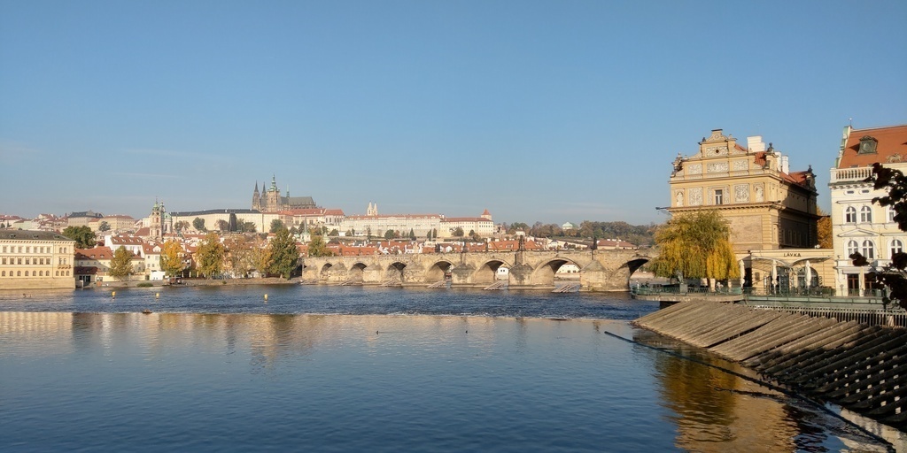 Historical center of Prague.