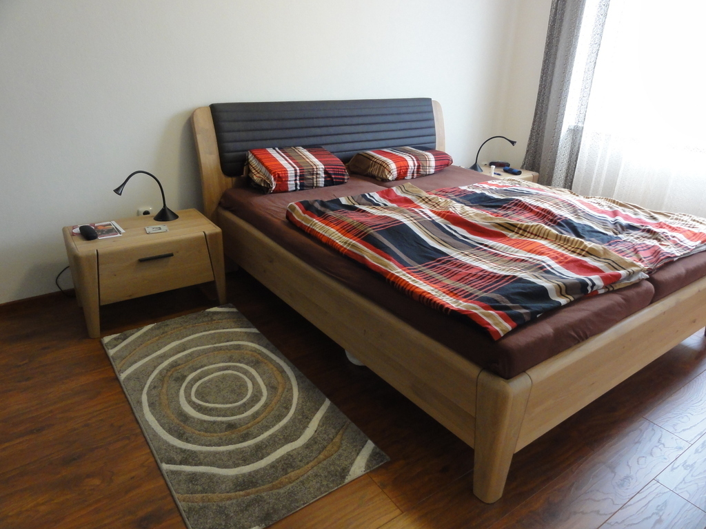 The bedroom - comfortable for two adults