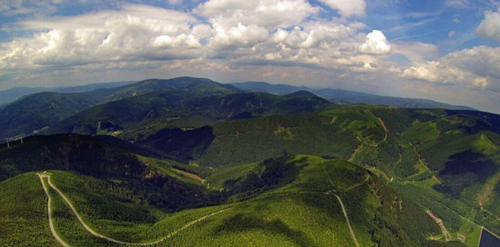 the Jeseníky Mountains