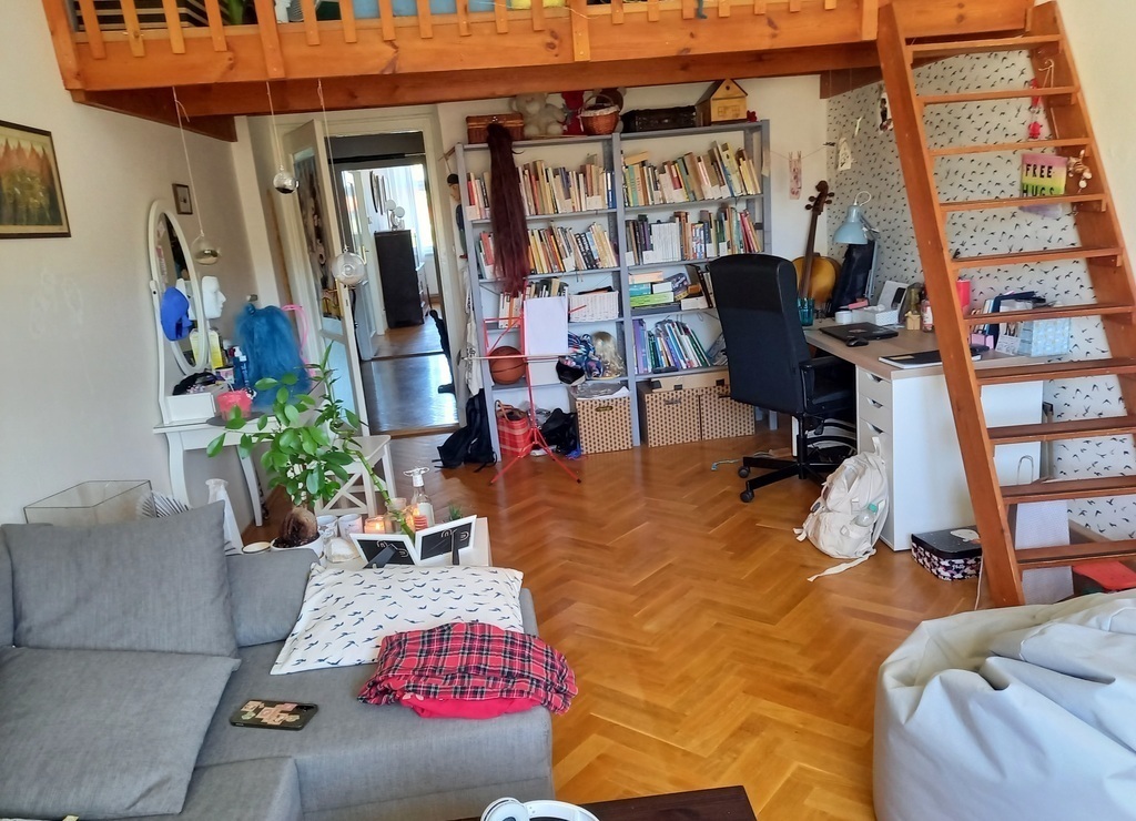 Františka´s room in Prague - the sofa could be bed 140x200 cm