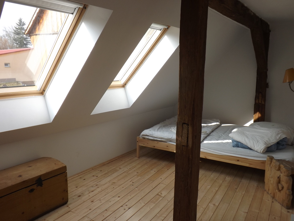 one of five bedrooms in Nečtiny