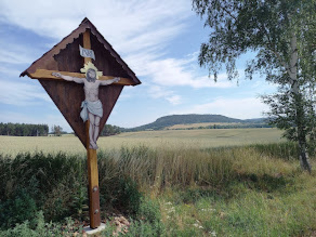From the path to lake in Nečtiny