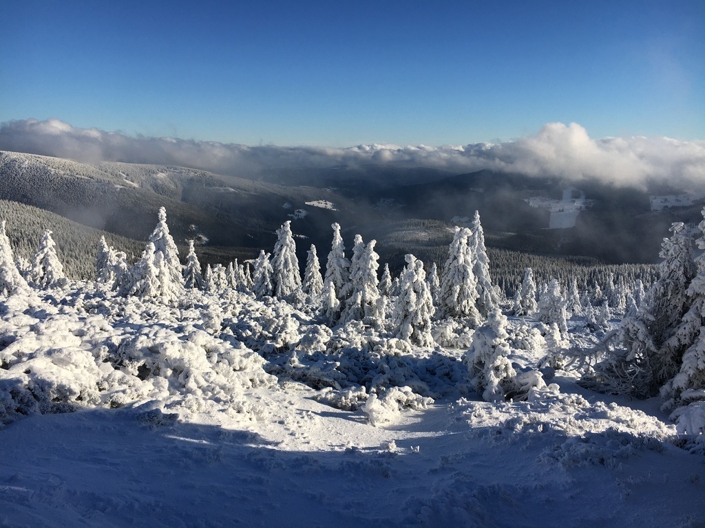 Sněžka - Krkonoše mountain, Day trip (2h 20 by car), photo taken i December