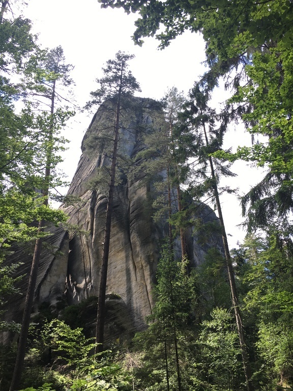Broumov - Castle and Rock Town, Overnight trip (2h 20 by car), photo taken in June