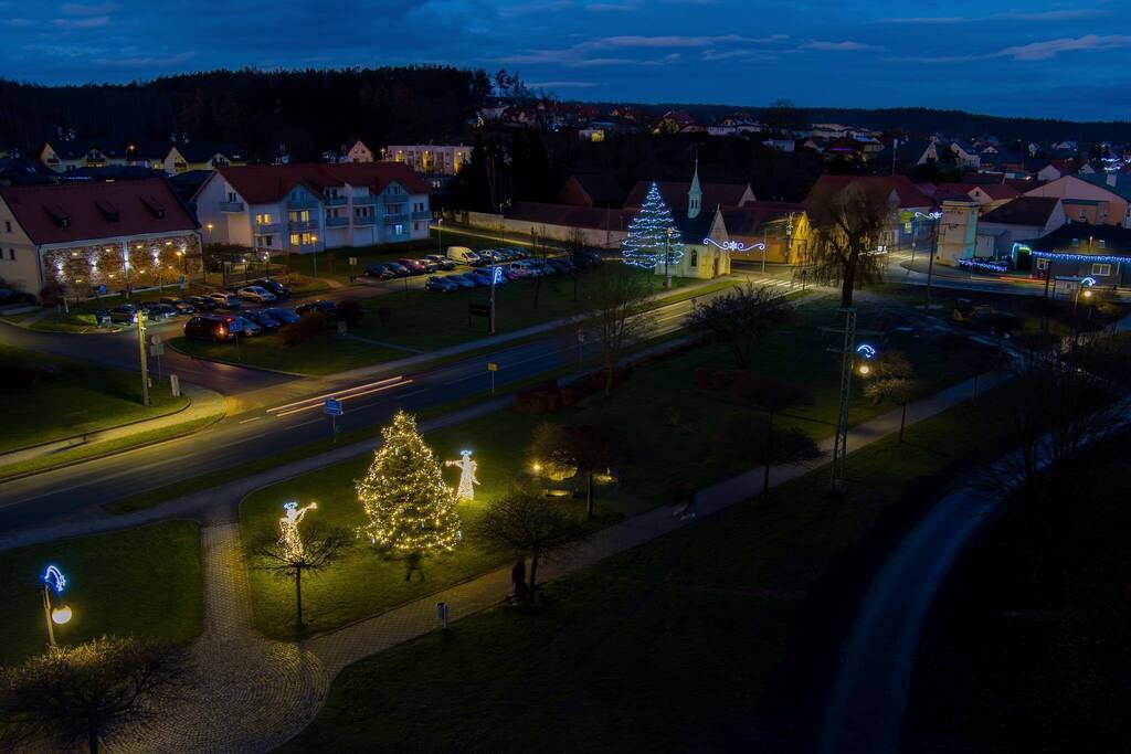 Christmas picture of Tlučná.