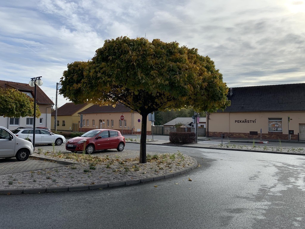 Center of Tlučná- where you can do your basic shopping.