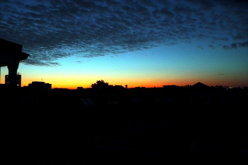 Sunrise - view from the terrace