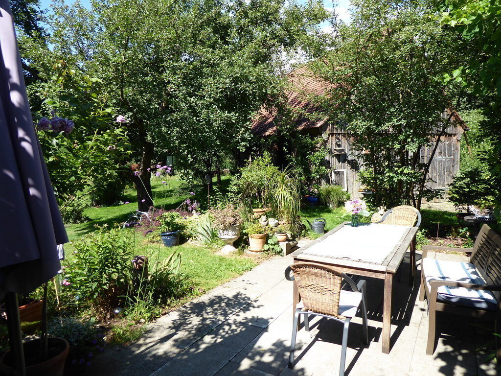 terrace (in the back shed with wintergarden)