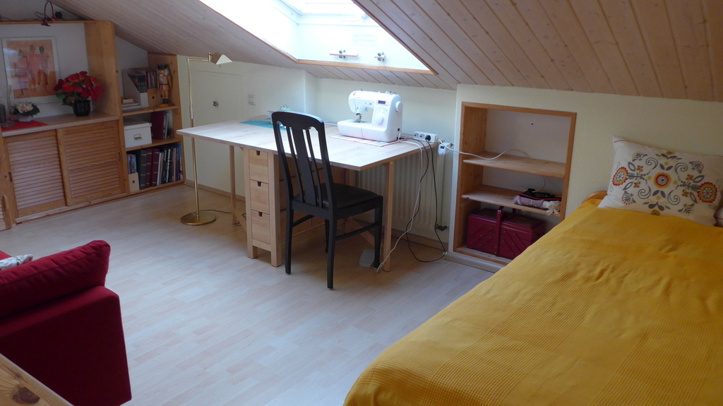 one of the single rooms. Bed 1 x 2 meter