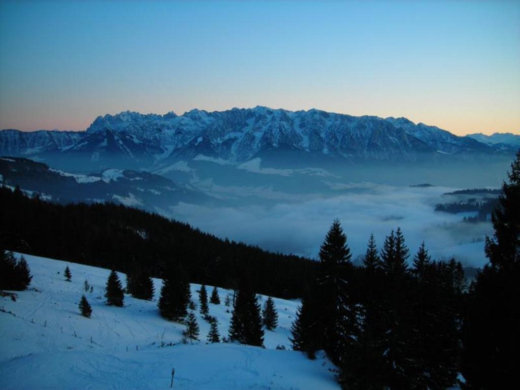 View on Austrian mountains from Spitzsteinhaus (short walk)