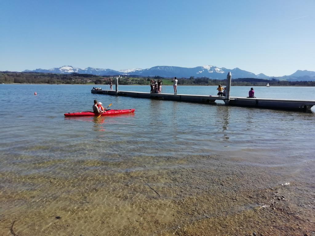Beach Baierbach, Lake Simssee
