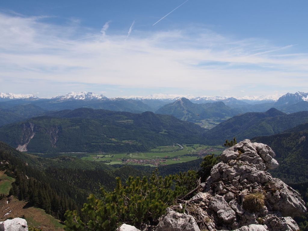 View from Mount Kampenwand towards Central Alps