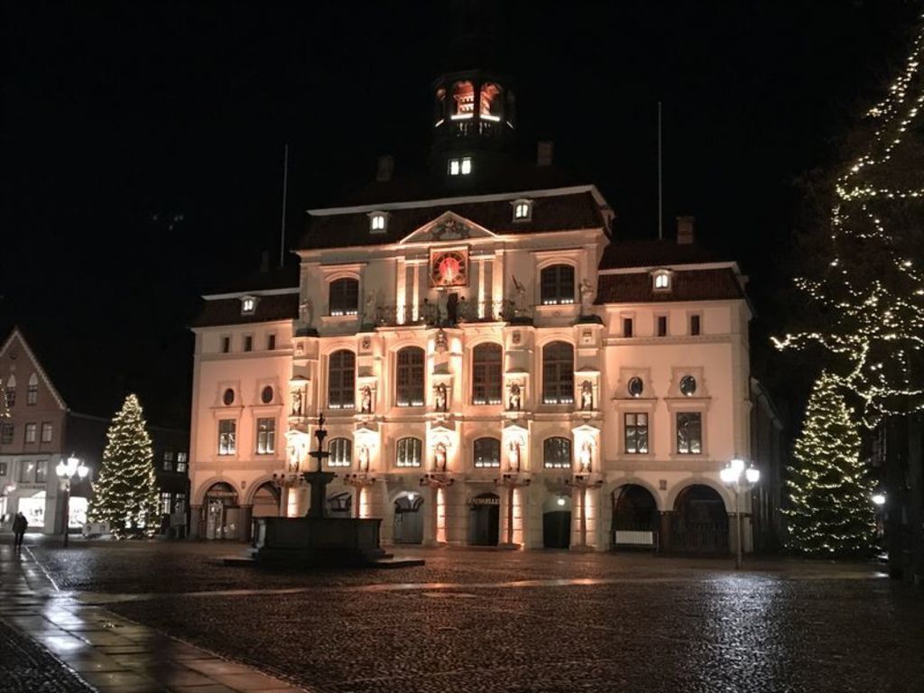 Lüneburg Town Hall in Winter