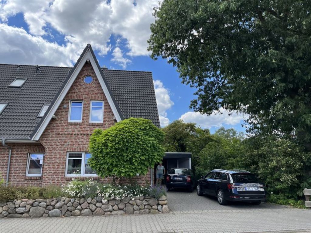 Front view of the house